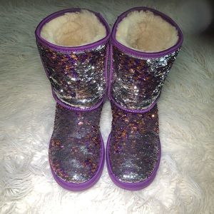 Purple Sparkle Uggs